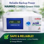 Hamko Combo Green-1100VA Sine Wave IPS/UPS & Solar