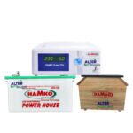Hamko Combo Green 700VA IPS/UPS & HPD-100AH Battery Combo Package